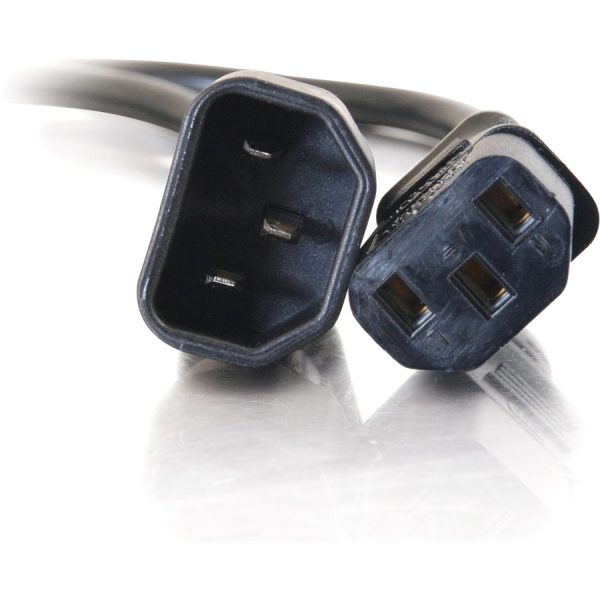 C2G 12ft 18 AWG Computer Power Extension Cord (IEC320C14 to IEC320C13) - Image 4