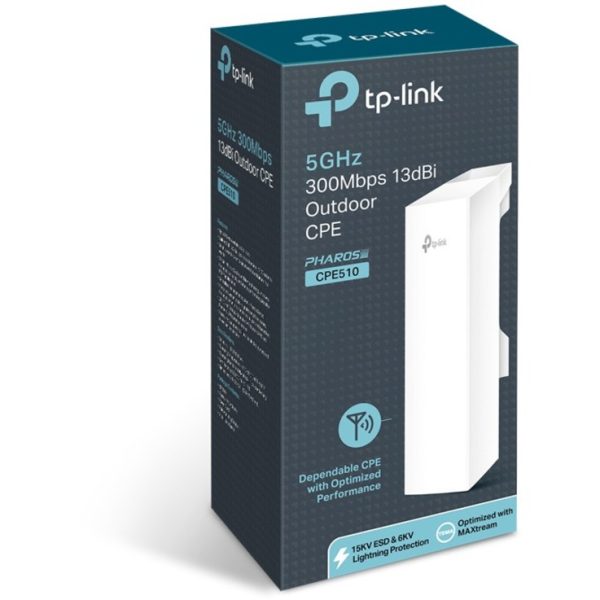 TP-Link CPE510 - 5GHz N300 Long Range Outdoor CPE for PtP and PtMP Transmission - Image 2
