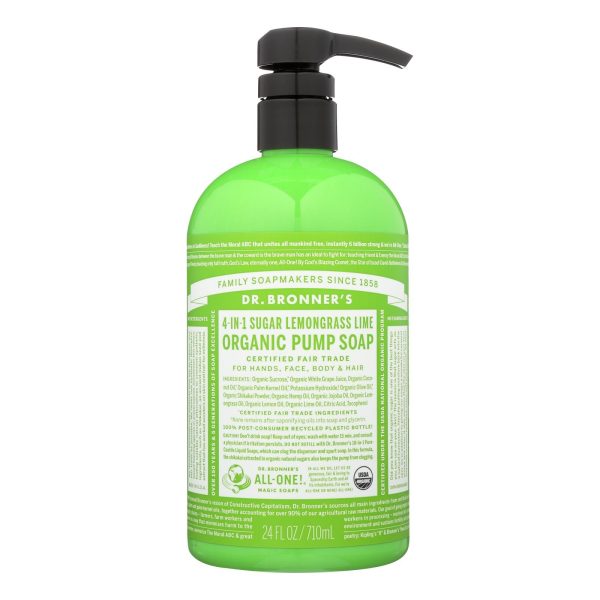 Dr. Bronner's - Body Soap Shika Lmngrs - 1 Each-24 FZ - Image 2