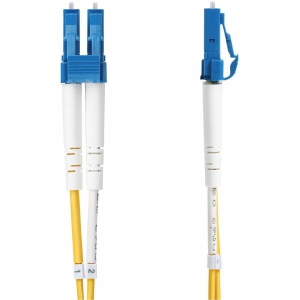 StarTech.com 30m (98.4ft) LC to LC (UPC) OS2 Single Mode Duplex Fiber Optic Cable, 9/125, 100G, Low Insertion Loss, LSZH Fiber Jumper Cord - Image 2