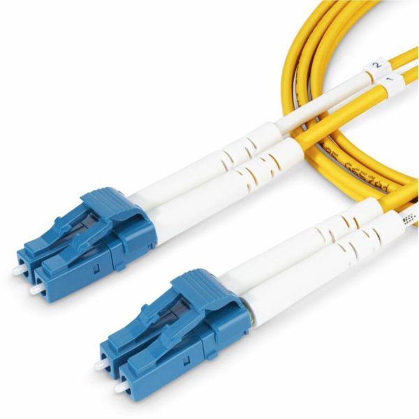 StarTech.com 30m (98.4ft) LC to LC (UPC) OS2 Single Mode Duplex Fiber Optic Cable, 9/125, 100G, Low Insertion Loss, LSZH Fiber Jumper Cord - Image 5
