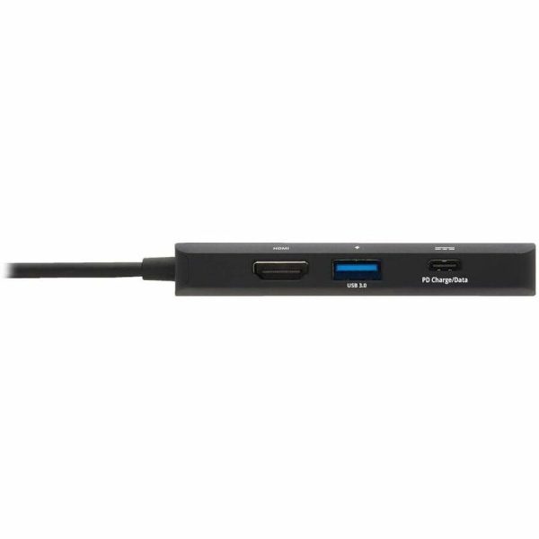 Eaton Tripp Lite Series USB-C Multiport Adapter - 4K 60 Hz HDMI, USB 3.x (5Gbps) Hub Ports, GbE, 100W PD Charging, HDR, HDCP 2.2 - Image 4