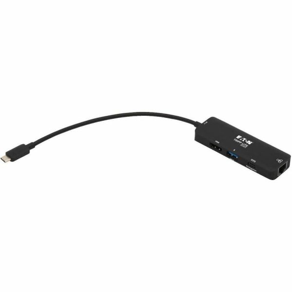Eaton Tripp Lite Series USB-C Multiport Adapter - 4K 60 Hz HDMI, USB 3.x (5Gbps) Hub Ports, GbE, 100W PD Charging, HDR, HDCP 2.2 - Image 8