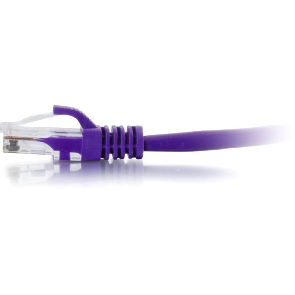C2G-8ft Cat6 Snagless Unshielded (UTP) Network Patch Cable - Purple - Image 2