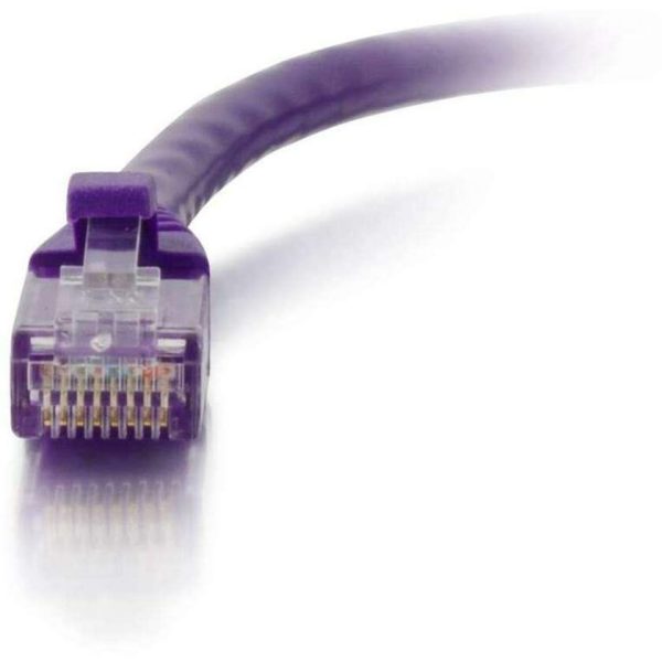 C2G-8ft Cat6 Snagless Unshielded (UTP) Network Patch Cable - Purple - Image 3
