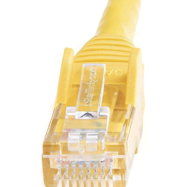 StarTech.com 7ft CAT6 Ethernet Cable - Yellow Snagless Gigabit - 100W PoE UTP 650MHz Category 6 Patch Cord UL Certified Wiring/TIA - Image 2