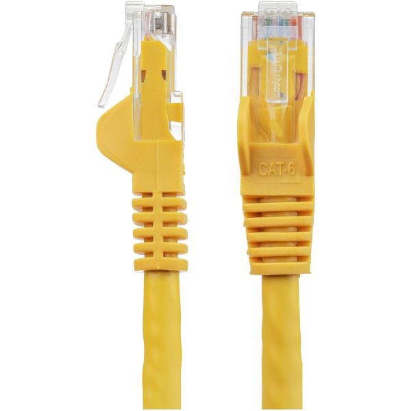 StarTech.com 7ft CAT6 Ethernet Cable - Yellow Snagless Gigabit - 100W PoE UTP 650MHz Category 6 Patch Cord UL Certified Wiring/TIA - Image 3