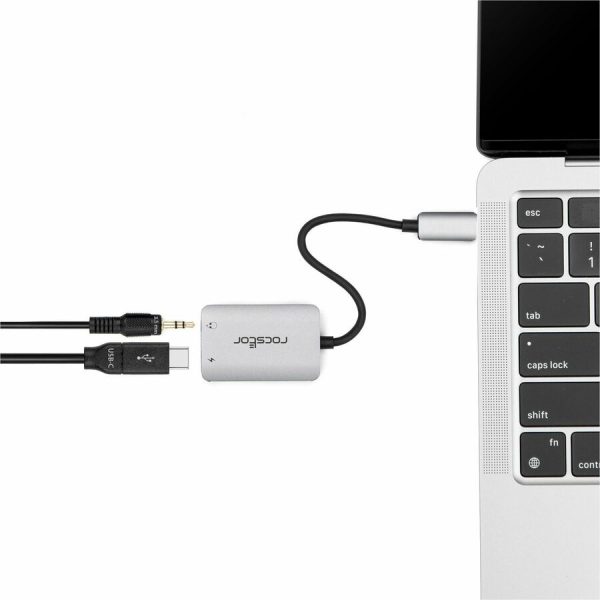 Rocstor Premium USB-C to Hi-Res AUX 3.5mm Audio with 100W Power Delivery (PD) Adapter - Image 2