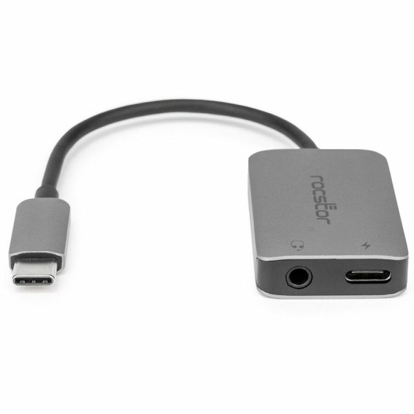 Rocstor Premium USB-C to Hi-Res AUX 3.5mm Audio with 100W Power Delivery (PD) Adapter - Image 3
