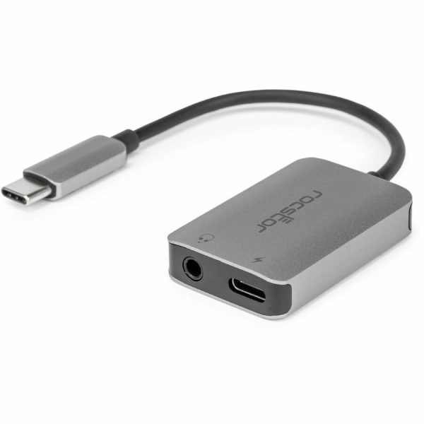 Rocstor Premium USB-C to Hi-Res AUX 3.5mm Audio with 100W Power Delivery (PD) Adapter - Image 4