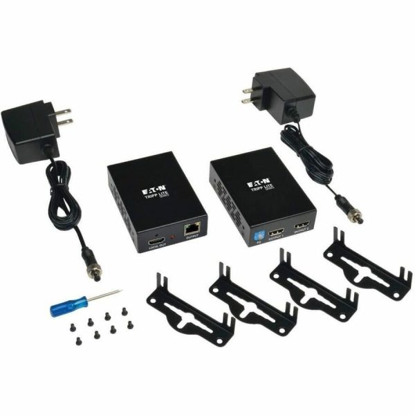 Eaton Tripp Lite Series 1 x 2 HDMI over Cat5/6 Extender Kit, Box-Style Transmitter/Receiver for Video/Audio, Up to 150 ft. (45 m), TAA - Image 4