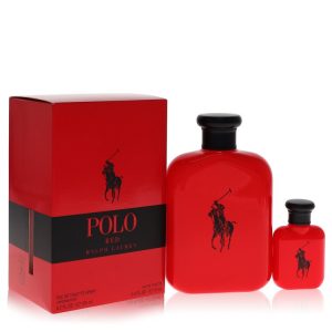 Ralph Lauren Gift Set -- 4.2 oz Eau De Toilette Spray + 0.5 oz Mini EDT for Men