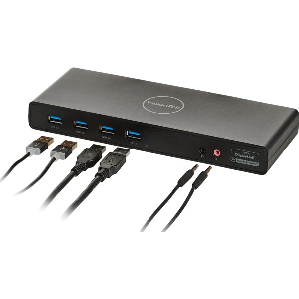 VisionTek VT4000 USB / USB-C Docking Station Dual 4K Displays - Image 4