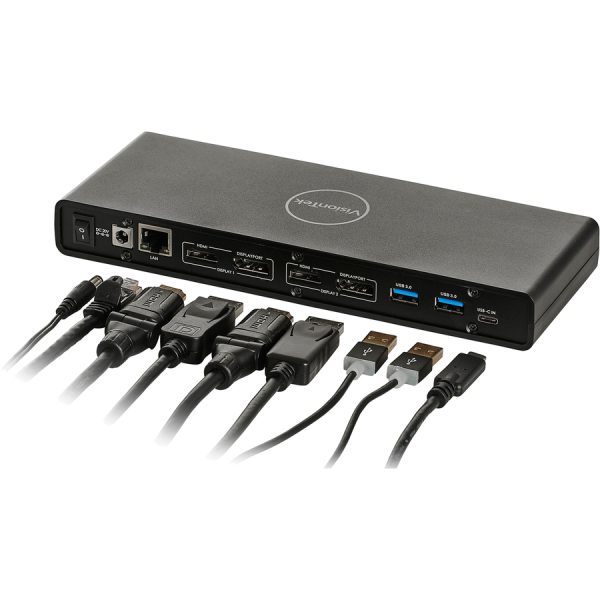 VisionTek VT4000 USB / USB-C Docking Station Dual 4K Displays - Image 7