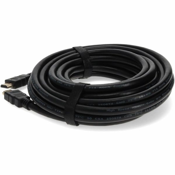25ft HDMI 1.3 Male to HDMI 1.3 Male Black Cable For Resolution Up to 2560x1600 (WQXGA) - Image 2