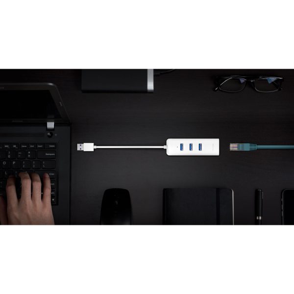 TP-Link (UE330) - USB 3.0 to Ethernet Adapter, Portable 3-port USB Hub with 1 Gigabit - Image 8