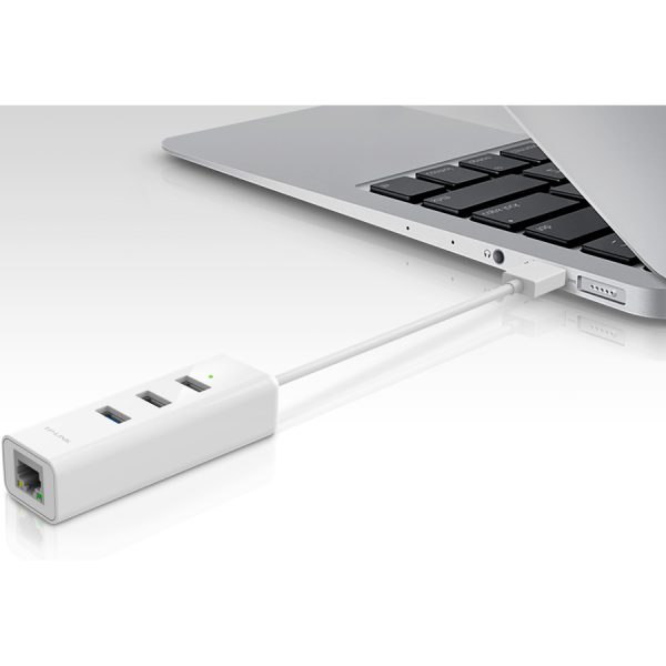 TP-Link (UE330) - USB 3.0 to Ethernet Adapter, Portable 3-port USB Hub with 1 Gigabit - Image 10
