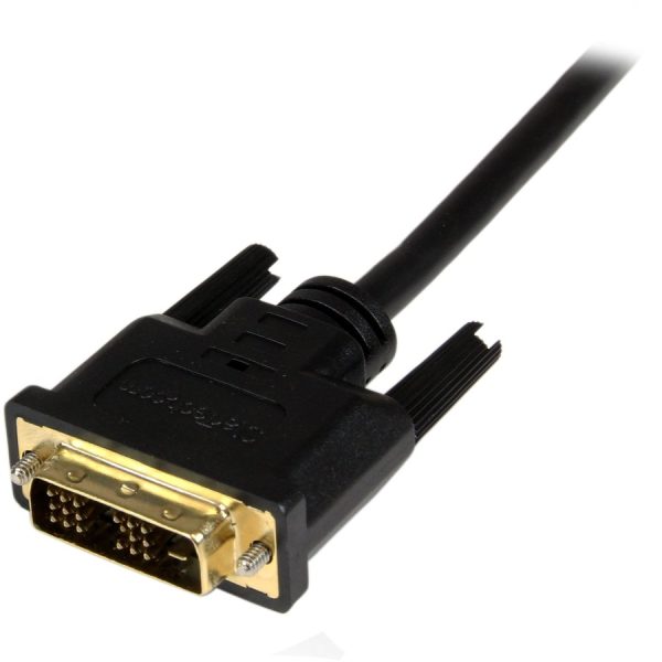 StarTech.com 1m (3.3 ft) Mini HDMI to DVI Cable, DVI-D to HDMI Cable (1920x1200p), HDMI Mini Male to DVI-D Male Display Cable Adapter - Image 4