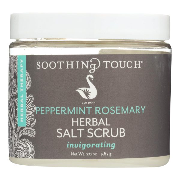 Soothing Touch Salt Scrub - Peppermint/Rosemary - 20 oz - Image 2