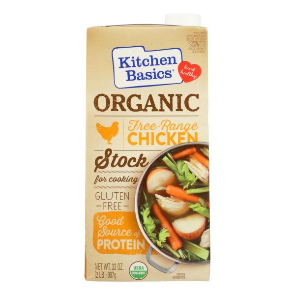 Kitchen Basics Chicken Stock - Case of 12 - 32 Fl oz. - Image 2
