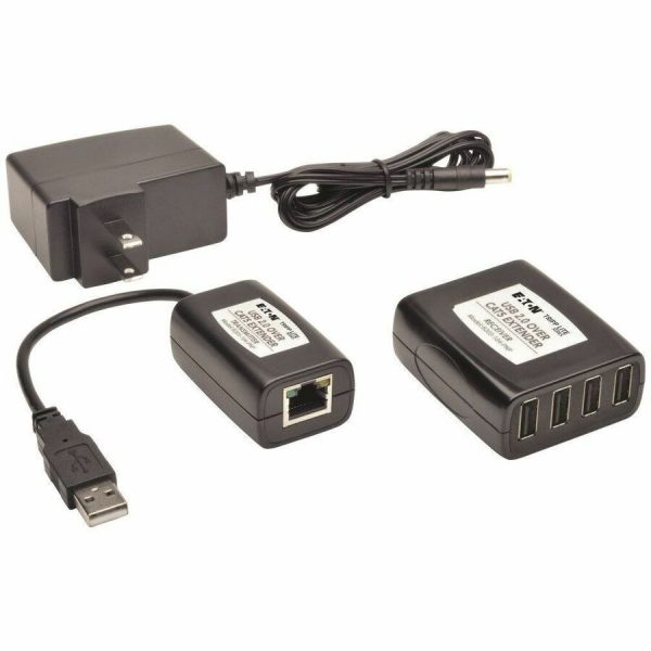 Eaton Tripp Lite Series 4-Port Plug-and-Play USB 2.0 over Cat5/Cat6 Extender Kit, Transmitter & Receiver, USB up to 164.04 ft. (50M), TAA - Image 6