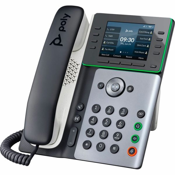 Poly Edge E320 IP Phone - Corded - Corded/Cordless - Bluetooth - Desktop, Wall Mountable - Image 2