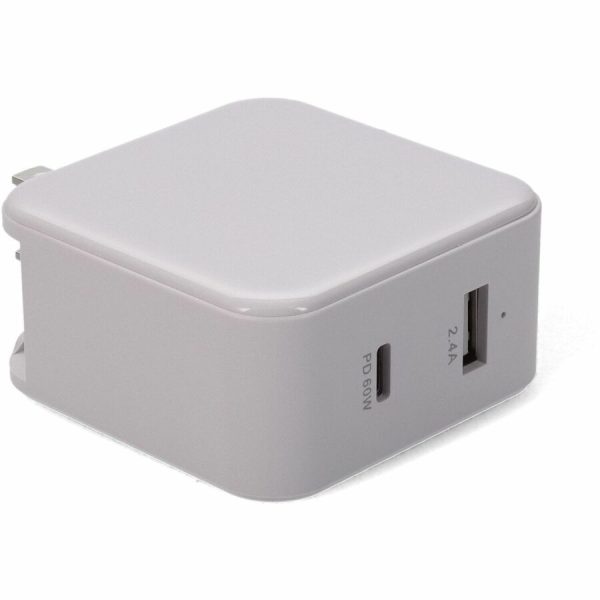 AddOn Wall Plug to USB 3.1 Type (C) 15V at 3A, or 20V at 3A 60W total for US White - Image 7