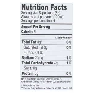 Simply Delish Natural Jel Dessert - Orange - Case of 6 - 1.6 oz.