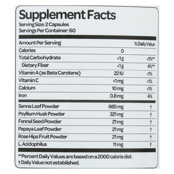 Health Plus - Super Colon Cleanse - 120 Capsules - Image 3