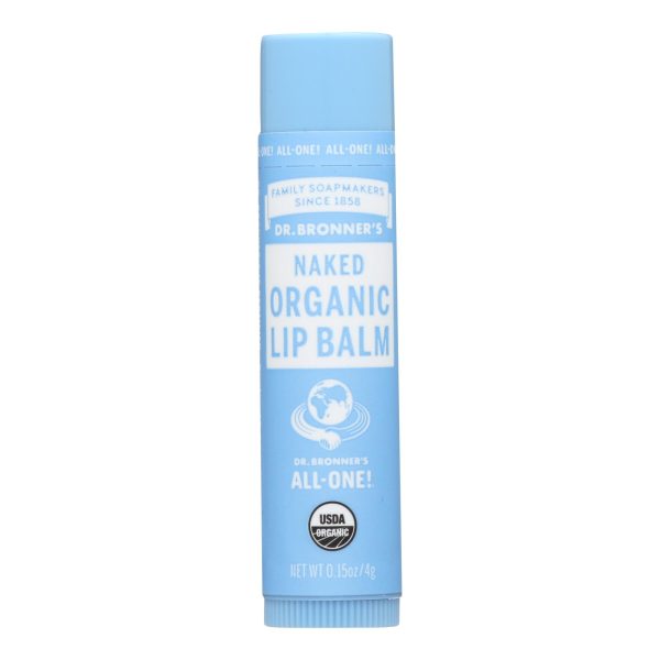 Dr. Bronner's - Lip Balm Naked - Case of 12-.15 OZ