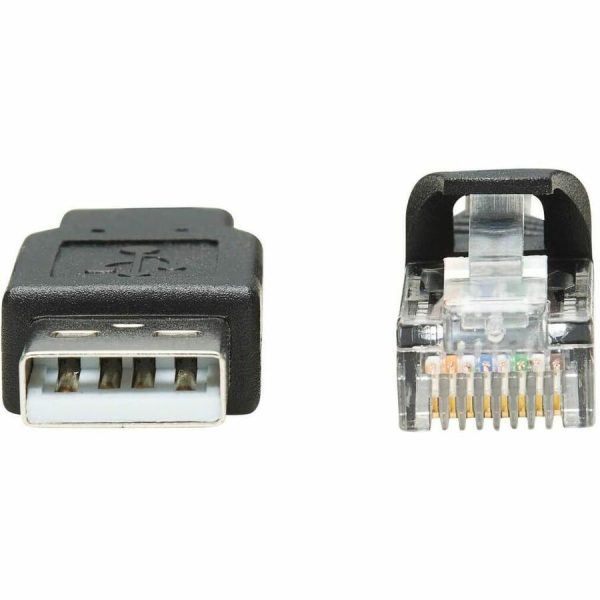 Eaton Tripp Lite Series USB-A to RJ45 Rollover Console Cable (M/M) - Cisco Compatible, 250 Kbps, 10 ft. (3.05 m), Black - Image 4