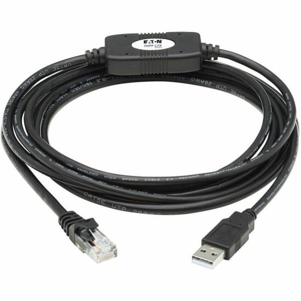 Eaton Tripp Lite Series USB-A to RJ45 Rollover Console Cable (M/M) - Cisco Compatible, 250 Kbps, 10 ft. (3.05 m), Black - Image 6