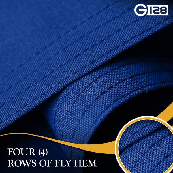 G128 Alaska State Flag | 2x3 Ft | StormFlyer Series Embroidered 220GSM Spun Polyester | Embroidered Design, Indoor/Outdoor, Brass Grommets, Heavy Duty, All Weather - Image 5