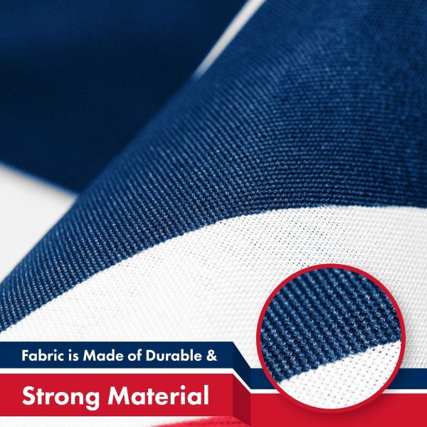Dominican Republic Dominican Flag 3x5 Ft 3-Pack 150D Printed Polyester By G128 - Image 4