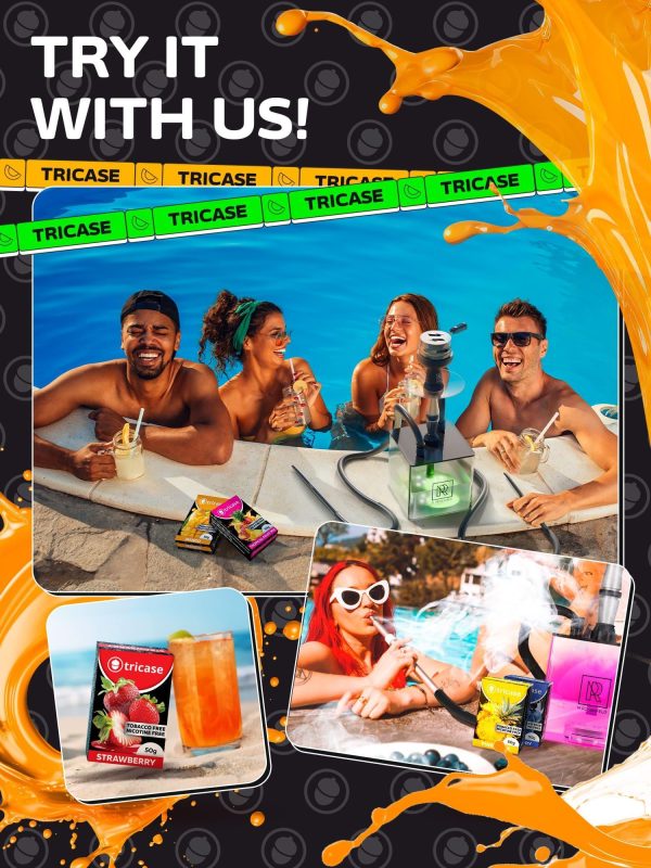 Shisha Hookah Flavors Fruit Set Shisha   3.5 ounce   100 Gram Fruit Set Flavor   Herbal Hookah Tobacco & Nicotine Free Hookah Shisha - Image 5