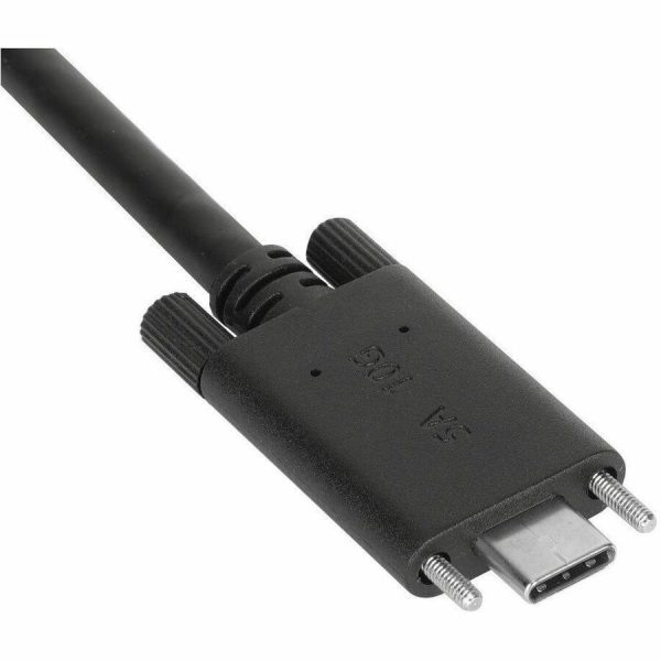 Targus 1M USB-C Male with Screw to USB-C Male Cable with USB-A Tether - Image 4