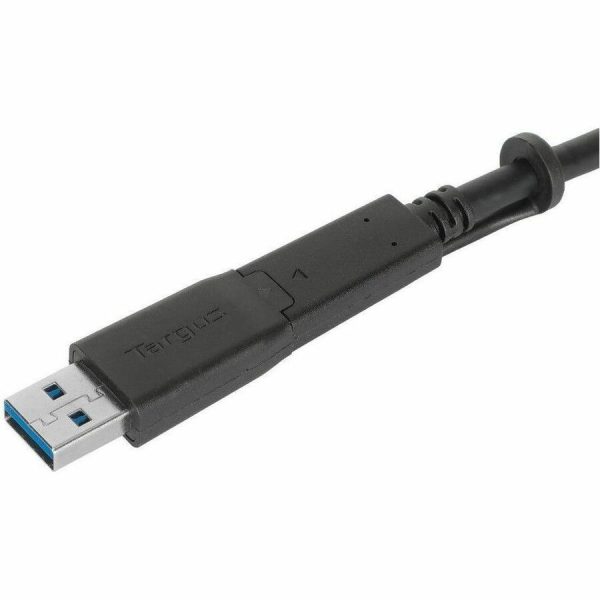 Targus 1M USB-C Male with Screw to USB-C Male Cable with USB-A Tether - Image 7