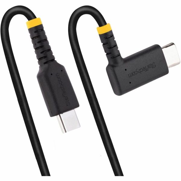 StarTech.com 6in (15cm) USB C Charging Cable Right Angle, 60W PD 3A, Heavy Duty Fast Charge USB-C Cable, Durable Rugged Aramid Fiber - Image 6