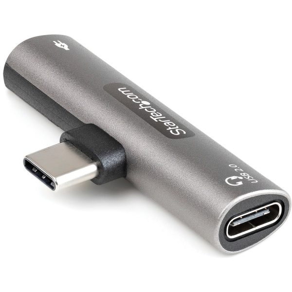 StarTech.com USB C Audio & Charge Adapter, USB-C Audio Adapter, USB C Audio Headset Port and USB Type-C PD Charger, For USB-C Phone/Tablet - Image 5