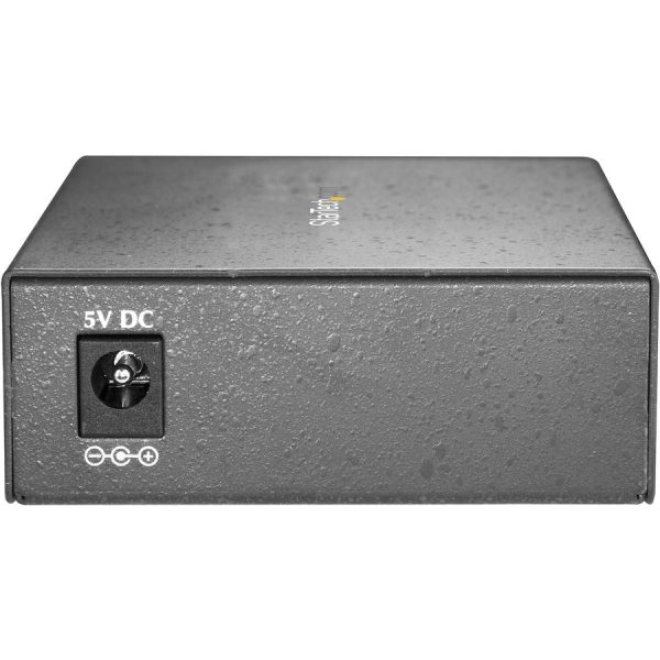 StarTech.com Single Mode SC Fiber Ethernet Media Converter - 1000BASE-LX Gigabit Fiber Optic to Copper Bridge - 10/100/1000 Network 10km - Image 4