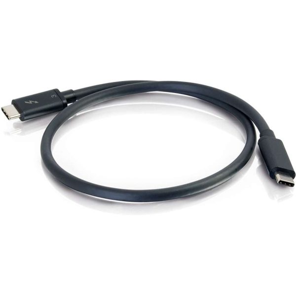 C2G 1.5ft USB C Cable - Thunderbolt 3 Cable - 40Gbps - M/M - Image 2