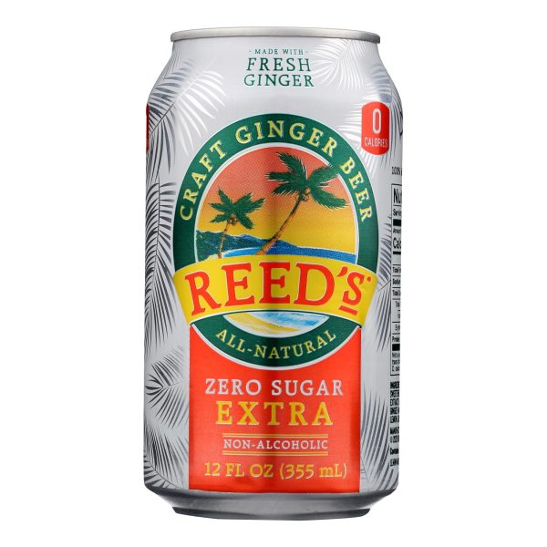 Reed's - Ginger Beer 652 0 Sugar - Case of 6 - 4/12 FZ - Image 3