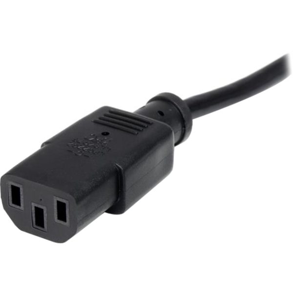 StarTech.com 10ft (3m) Computer Power Cord, NEMA 5-15P to C13, 10A 125V, 18AWG, 10 Pack, Replacement PC Power Cord, TV/Monitor Power Cable - Image 2