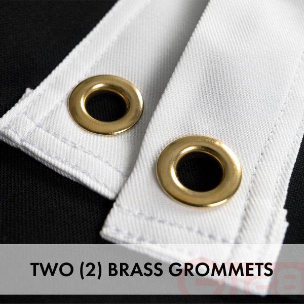 G128 Combo Pack: USA American Flag & POW MIA 2x3 Ft Embroidered Spun Polyester, Indoor/Outdoor, Brass Grommets - Image 3