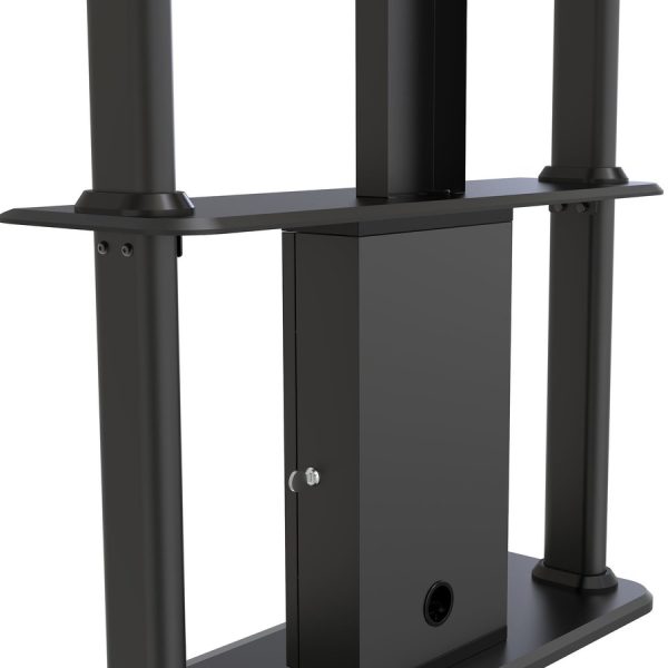 StarTech.com Digital Signage Display Stand - Black - Locking - Cable Management - Portrait Kiosk Enclosure (DSIGNAGESTND) - Image 4