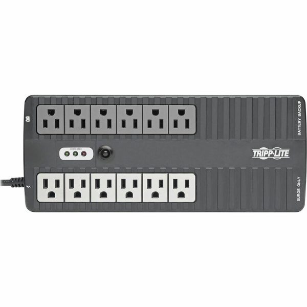 Eaton Tripp Lite Series 900VA 480W Standby UPS - 12 NEMA 5-15R Outlets, 120V, 50/60 Hz, 5-15P Plug, ENERGY STAR, Desktop/Wall - Image 3