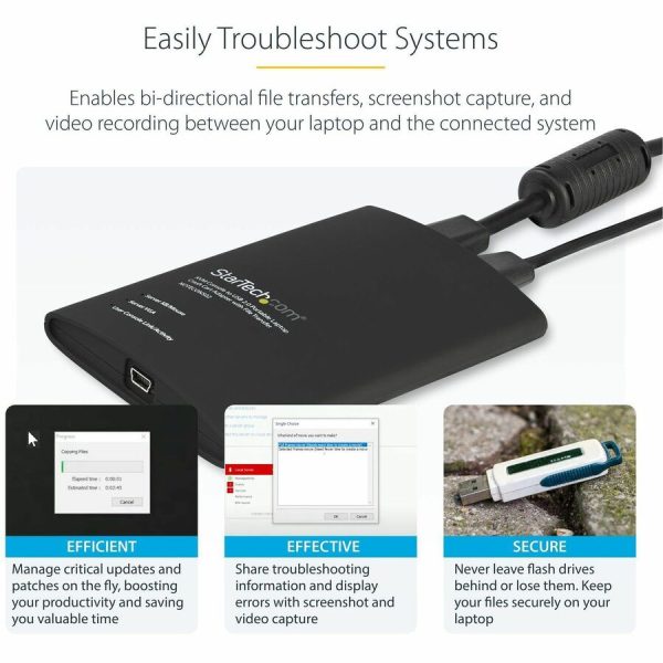 StarTech.com USB Crash Cart Adapter with File Transfer & Video Capture at 1920 x1200 60Hz, TAA - Image 6