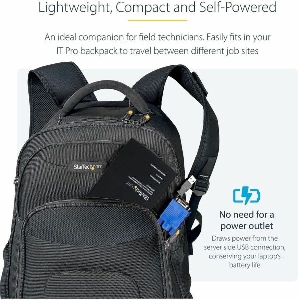 StarTech.com USB Crash Cart Adapter with File Transfer & Video Capture at 1920 x1200 60Hz, TAA - Image 7