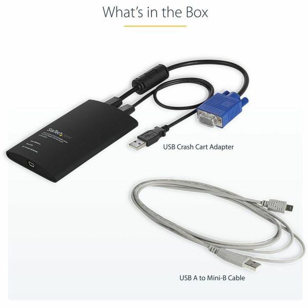 StarTech.com USB Crash Cart Adapter with File Transfer & Video Capture at 1920 x1200 60Hz, TAA - Image 8