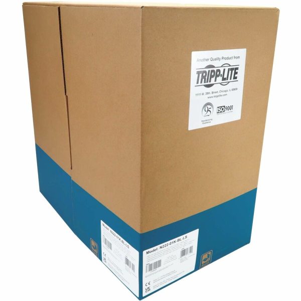 Eaton Tripp Lite Series Cat6 1G Solid Core UTP Bulk Ethernet Cable, LSZH, Blue, 1000 ft. (305 m), TAA - Image 2